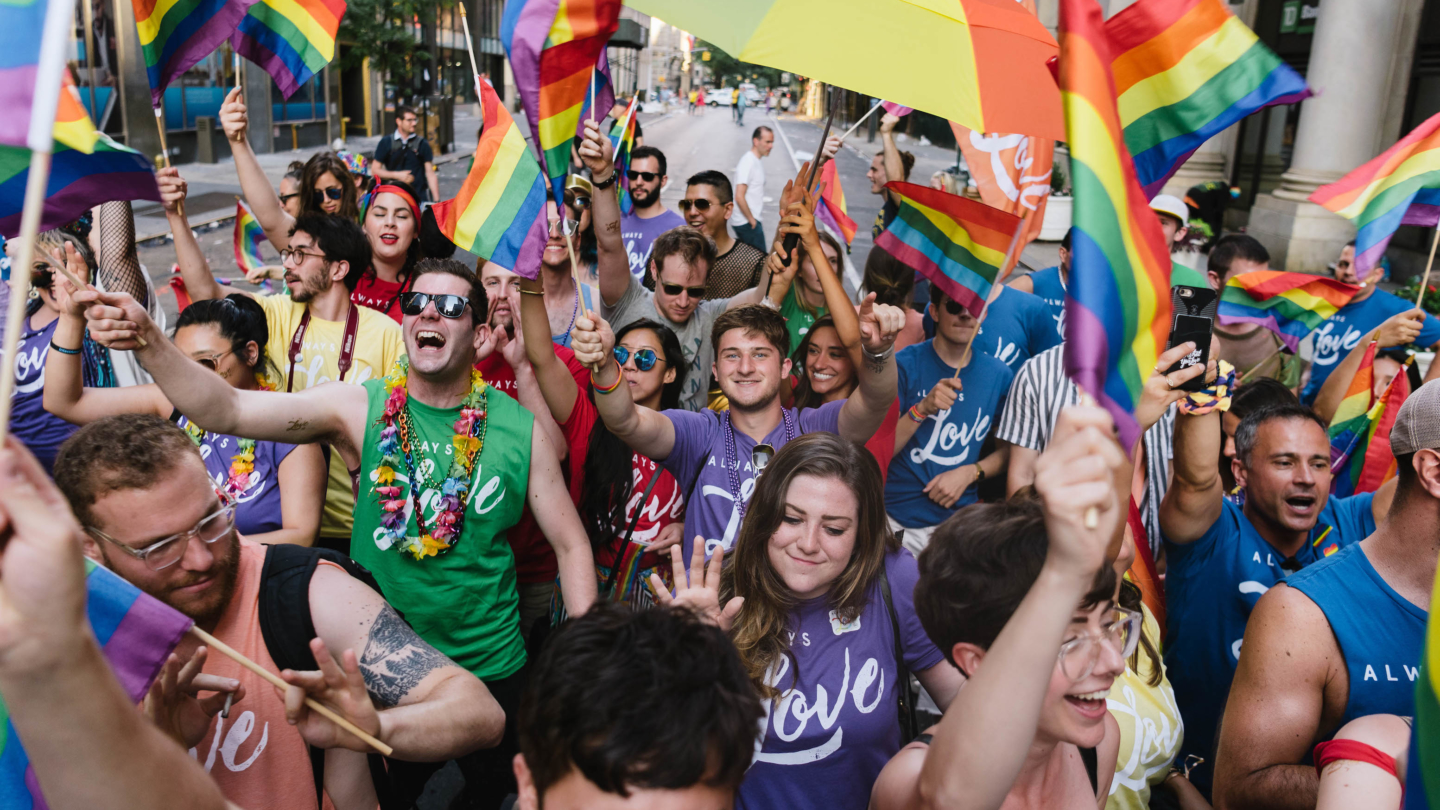 At WeWork, hundreds of reasons to celebrate Pride Day